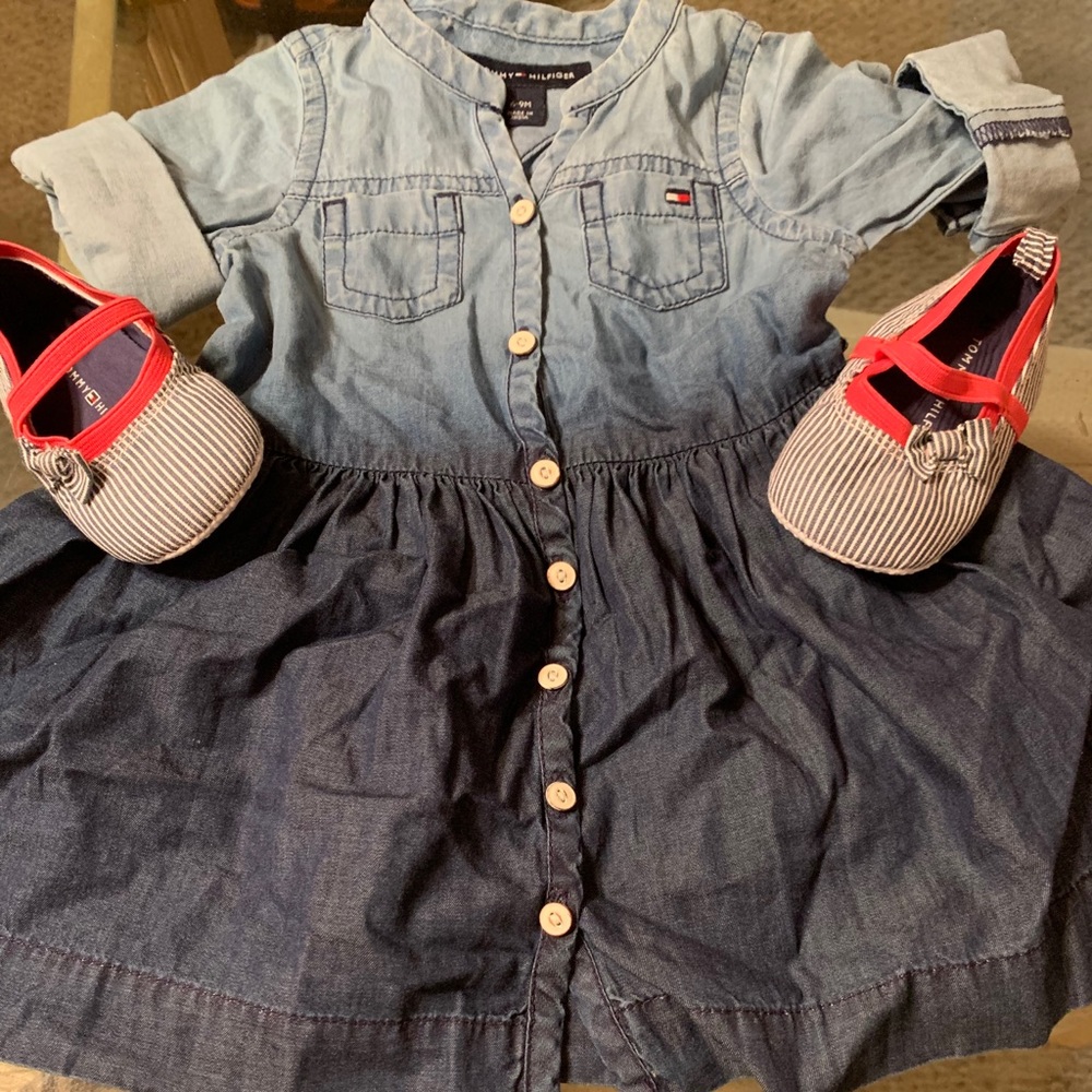 Baby Dress with matching shoes